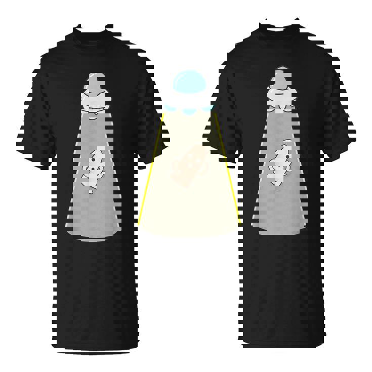 ハニワ くん 埴輪《Ufo 遭遇》【ゆるフレンズ】歴史土器 かわいい 面白い キャラクター Tシャツ