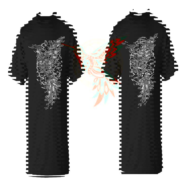 ハミングバード・トライバル・アート ネイティブアメリカン・インディアン・インディジナス Tシャツ