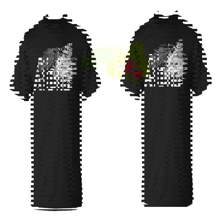 ハワイ島発アロハ フラワースピリットを感じる アロハ Tシャツ