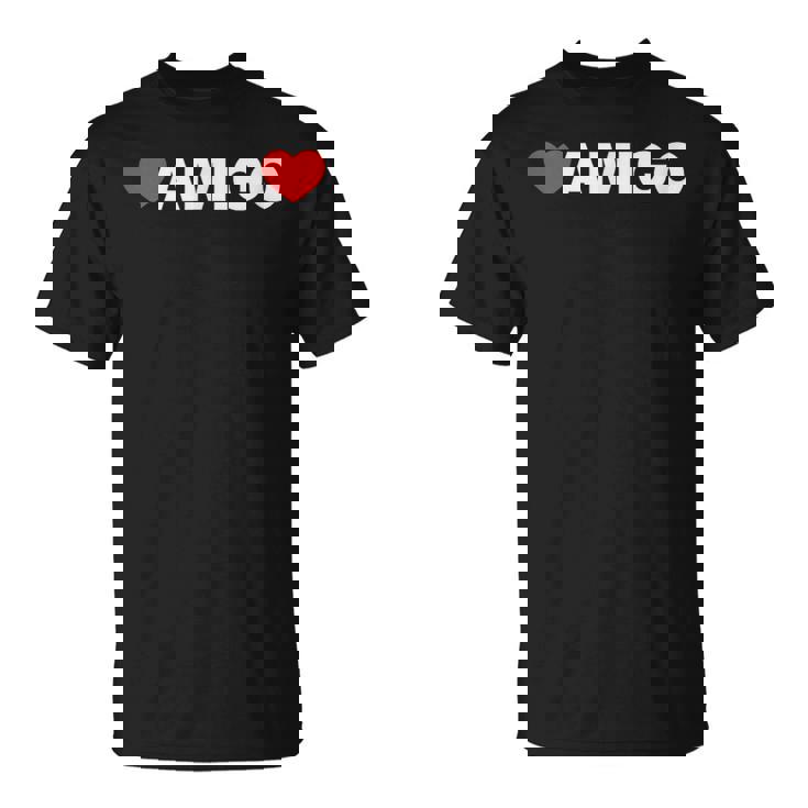 ハート アミーゴ ミニマリストのラブスタイル Tシャツ