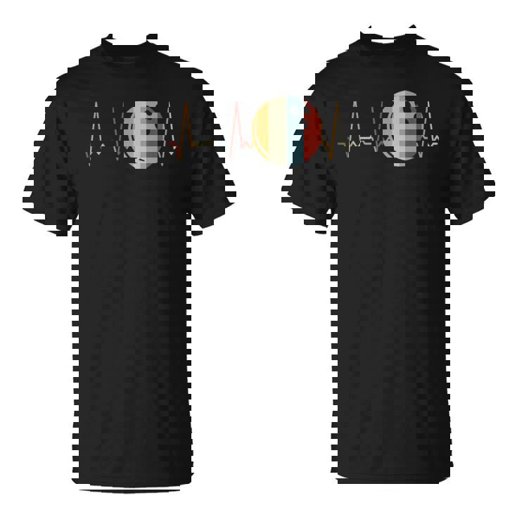 ハートビートボウリングボール Tシャツ