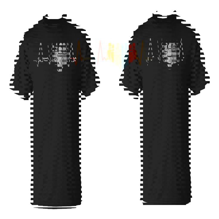 ハートビートボーリングピン Tシャツ