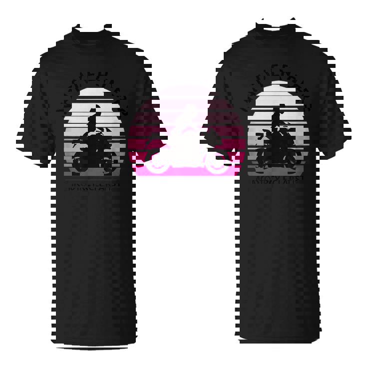 バイク おしゃれ フルカウル レディー オートバイ ツーリング ガール ライダー Tシャツ