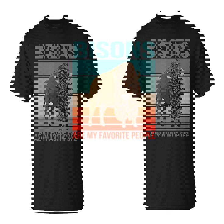 バイソン私の好きな人たち ウィズエント バイソン Tシャツ