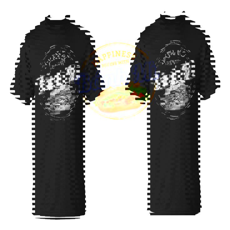 バインミー 屋台の食べ物 バゲット ヴィンテージ ベトナム レトロ お土産 Tシャツ