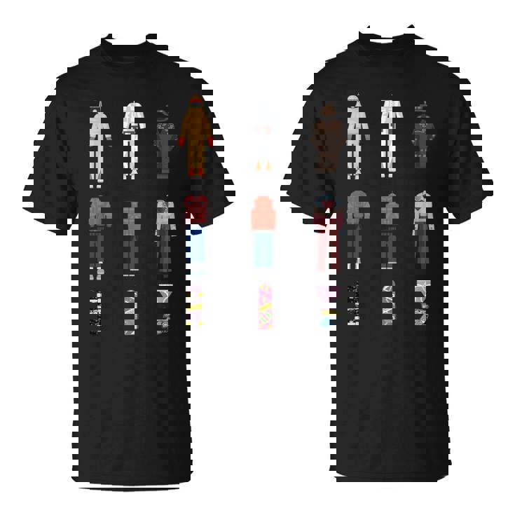 バック・トゥ・ザ・フューチャー 40周年記念の象徴的な衣装 長袖tシャツ Tシャツ