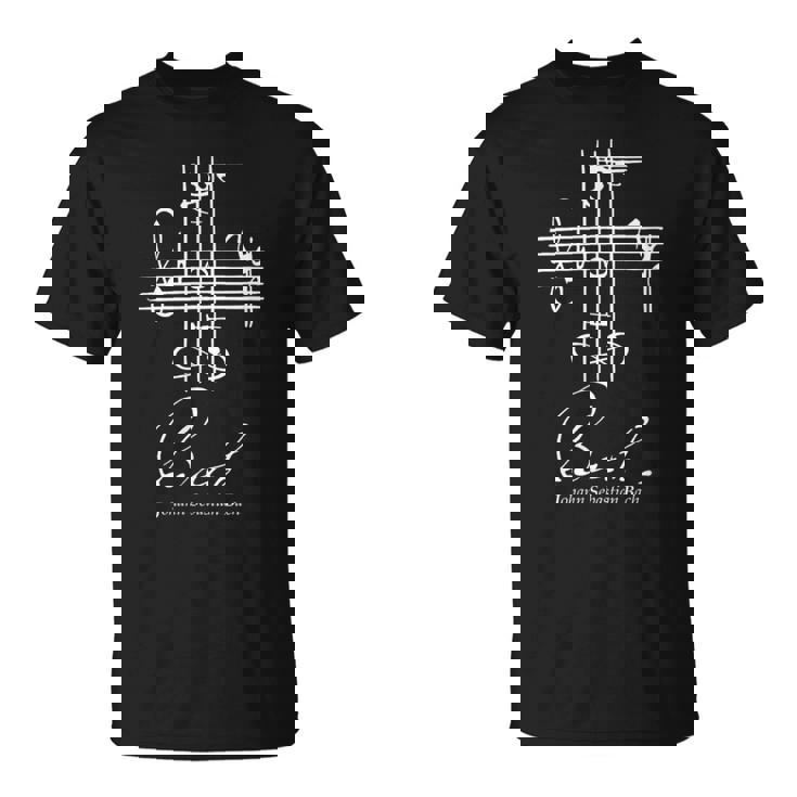 バッハ ミュージカル シグネチャー ノテーション 音楽 クラシック Tシャツ