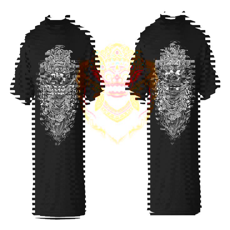 バリ島 バロンマスク バリの神話 邪悪な魔女 神殿 悪魔の女王 ガルダ 神 インドネシア 古い習慣 お土産 ウブド 伝統 Tシャツ