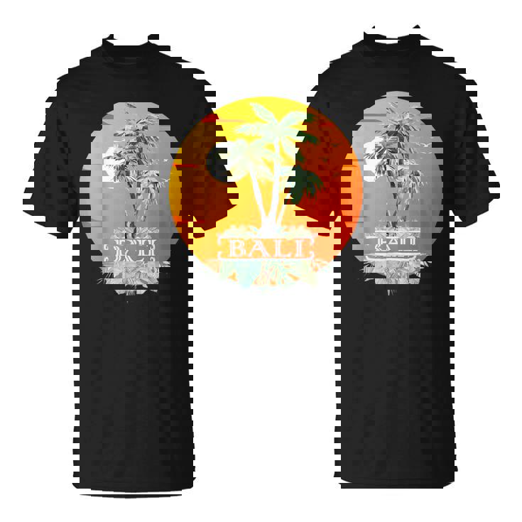 バリ島 熱帯雨林 ジャングル ハイキング ウブド ヌサペニダ ギフト お土産 島 インドネシア 夕日 休暇 ギリ諸島 Tシャツ