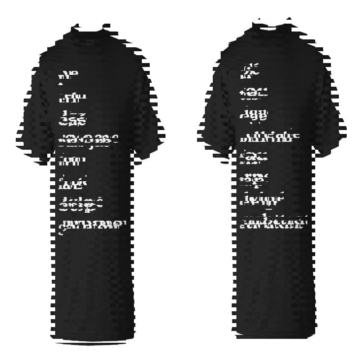 バレエダンサー用語 ダンス用語 Tシャツ