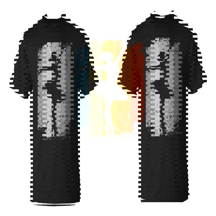 バレエダンスダンスバレリーナシューズ En Pointe ヴィンテージレトロ Tシャツ