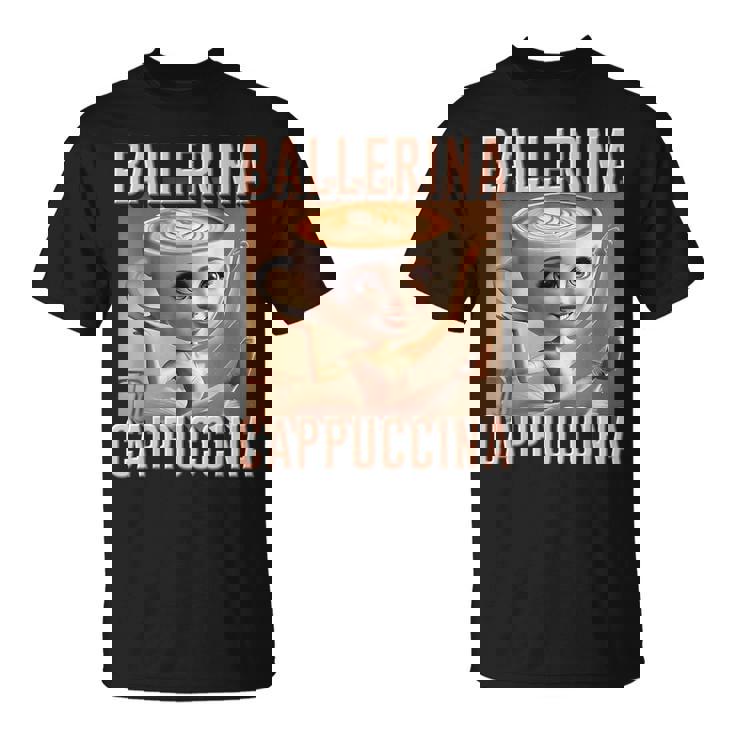 バレリーナ カプチーナ Ai 生成 キャラクター イタリアン ブレイン Tシャツ