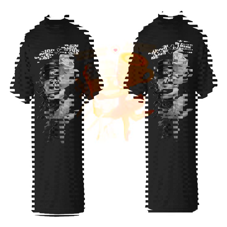 バレリーナ カプチーナ カプチーノ アサシーノ イタリアン ブレイン Tシャツ