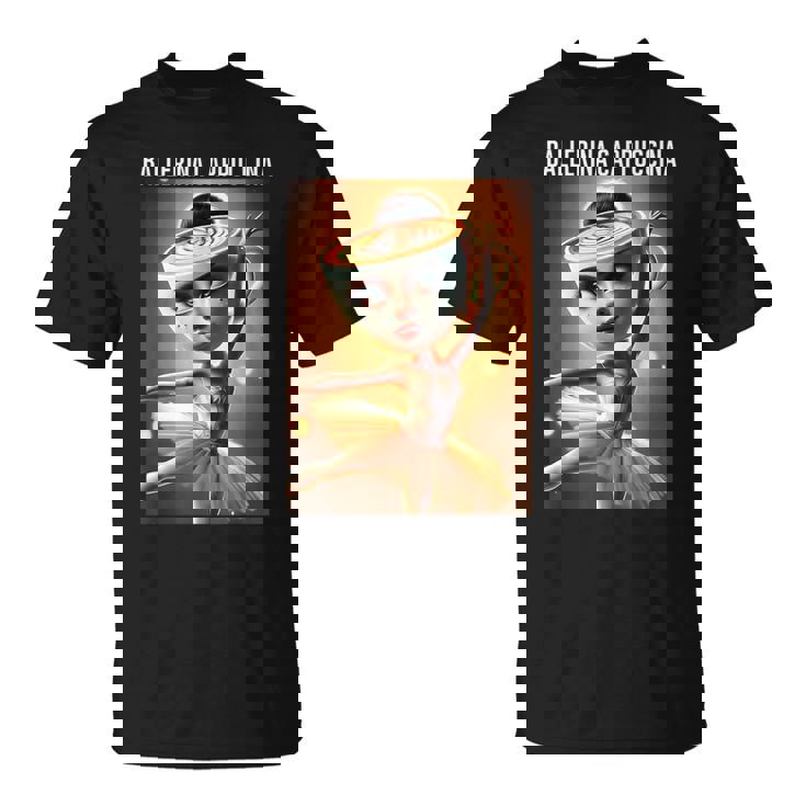 バレリーナ カプチーノ 面白い イタリアン ブレイン レッド Tシャツ