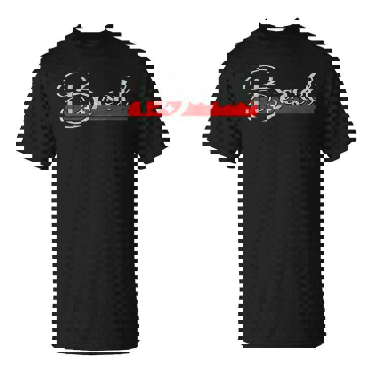 バーゼル・スイス バーゼル・スイス スクリプト スイス Tシャツ