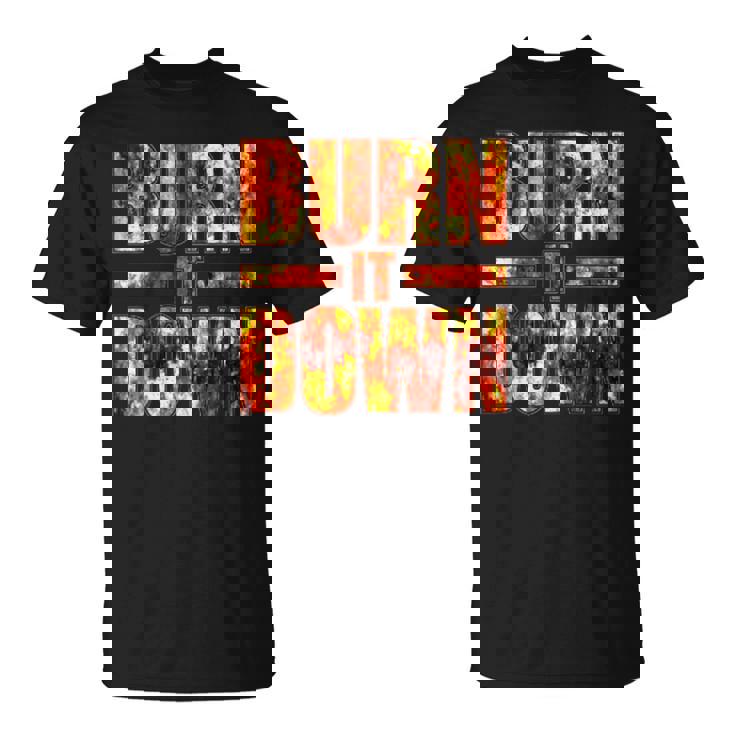 バーン・イット・ダウン・ファイヤー・フレイムズ Tシャツ