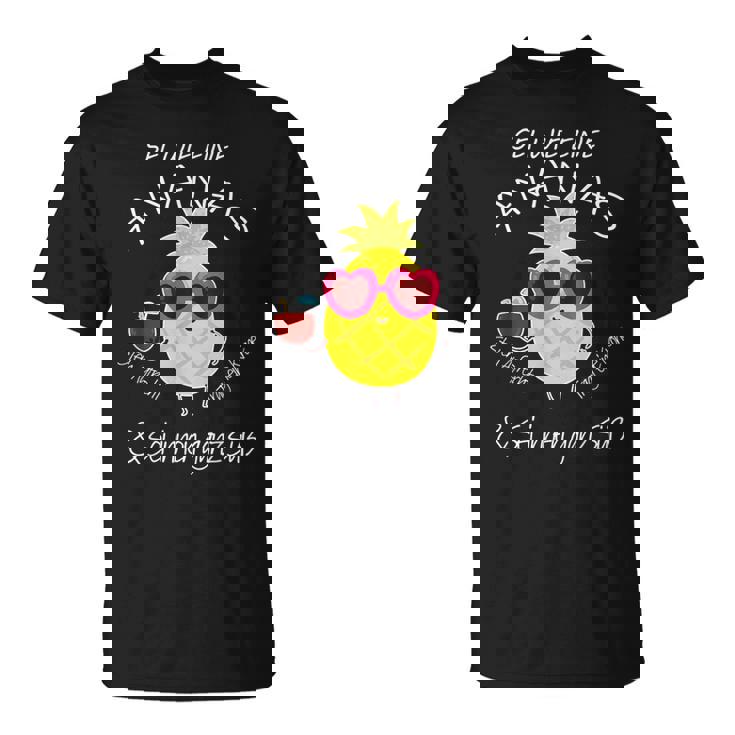 パイナップル サングラス アロハ ビーチ ハワイアン ハワイ Tシャツ