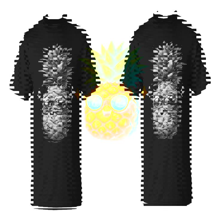 パイナップル柄 フルーツタリアン トロピカルパイナップル フルーツファン Tシャツ