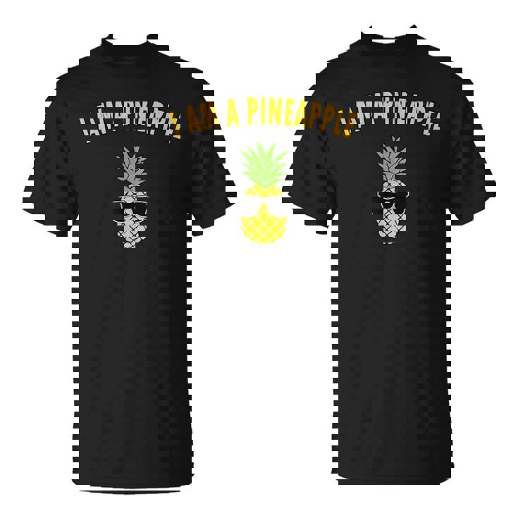 パインアップル おもしろ フルーツ ファンキー パイナップル アロハ ビーチ ハワイアン サングラス Tシャツ