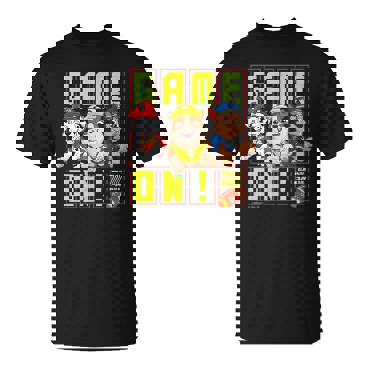 パウパトロール フットボールチーム パウゲームオン Tシャツ