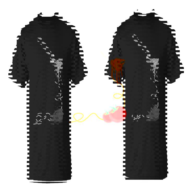 パスタスパゲッティトマトヌードル イタリアンフード Tシャツ