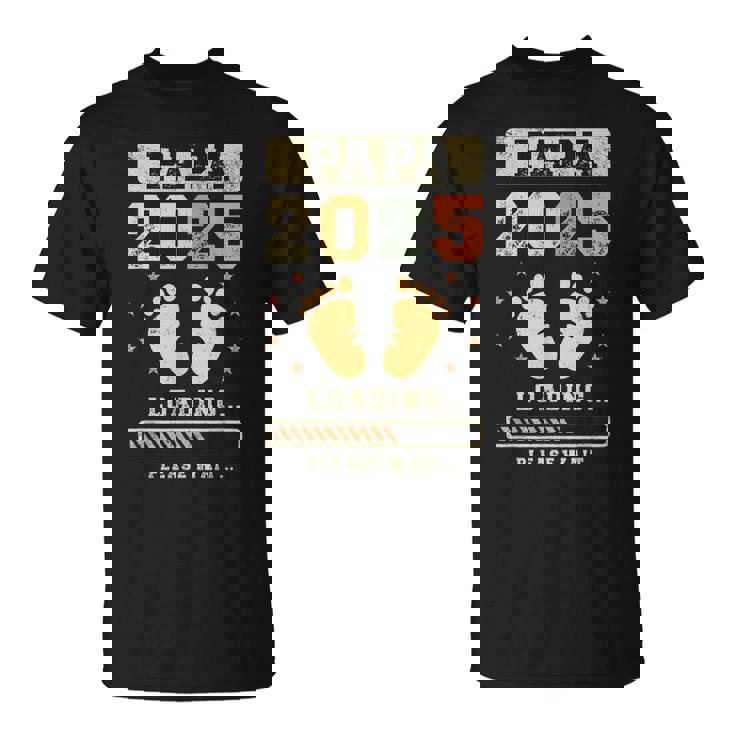 パパ 2025 ローディング 出産発表 これからパパになる人 Tシャツ