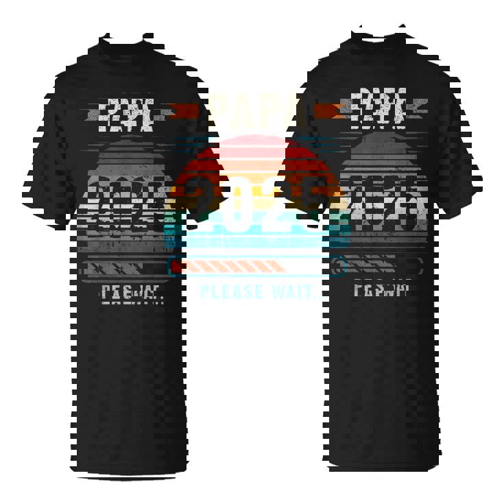 パパ 2025 出産報告 妊娠報告 父親になる人 Tシャツ