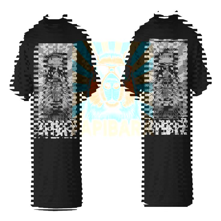 パピバラ おもしろカピバラ 最高のお父さん 父の日 カピバラ Tシャツ