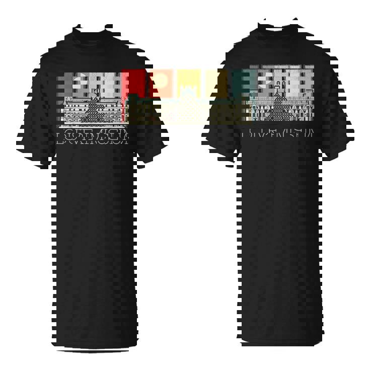 パリのルーブル美術館 フランス観光 Tシャツ