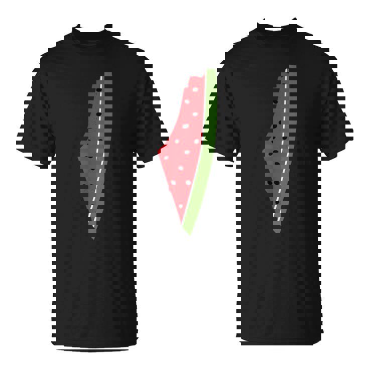 パレスチナ平和 パレスチナのスイカ Tシャツ