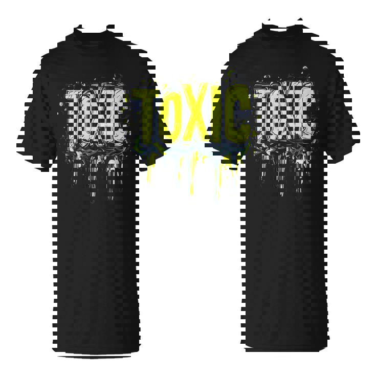 パワフルなエッジコスチュームのための大胆な有毒ステートメント。 Tシャツ