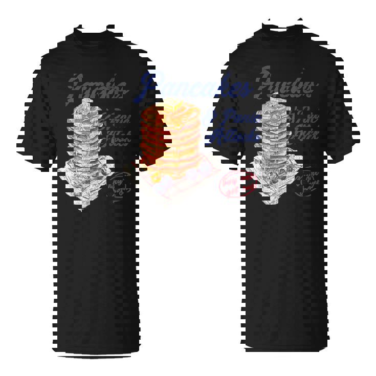 パンケーキとパニック発作 面白い メンタルヘルス 不安 Tシャツ