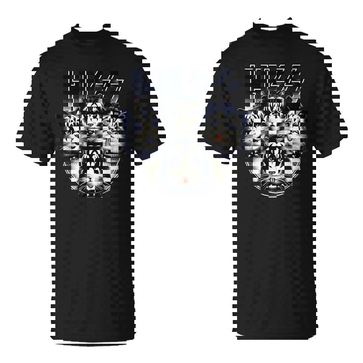 ヒス・ファニー・キャッツ・キトンズ・ロック・ロッキン Tシャツ