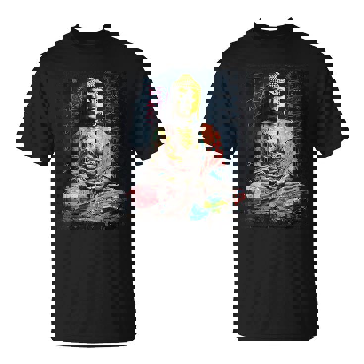 ヒップホップ Y2k Hip Hop ヴィンテージ レトロ ヒップスター エッジー ストリートウェア 仏陀 Tシャツ