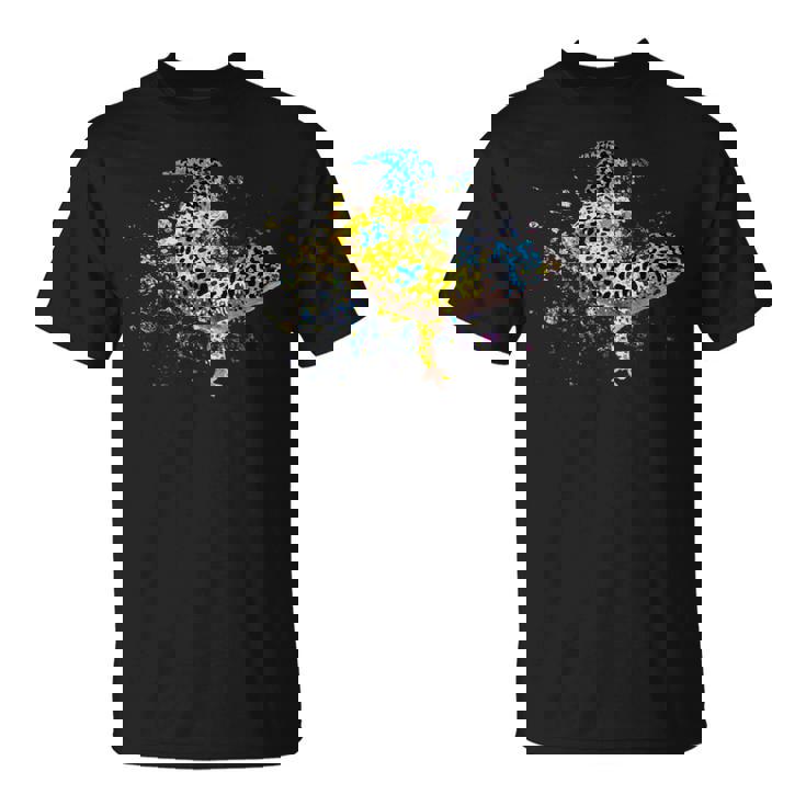 ヒョウモントカゲモドキ 水彩画 爬虫類飼育員 ヤモリ 扇子 Tシャツ