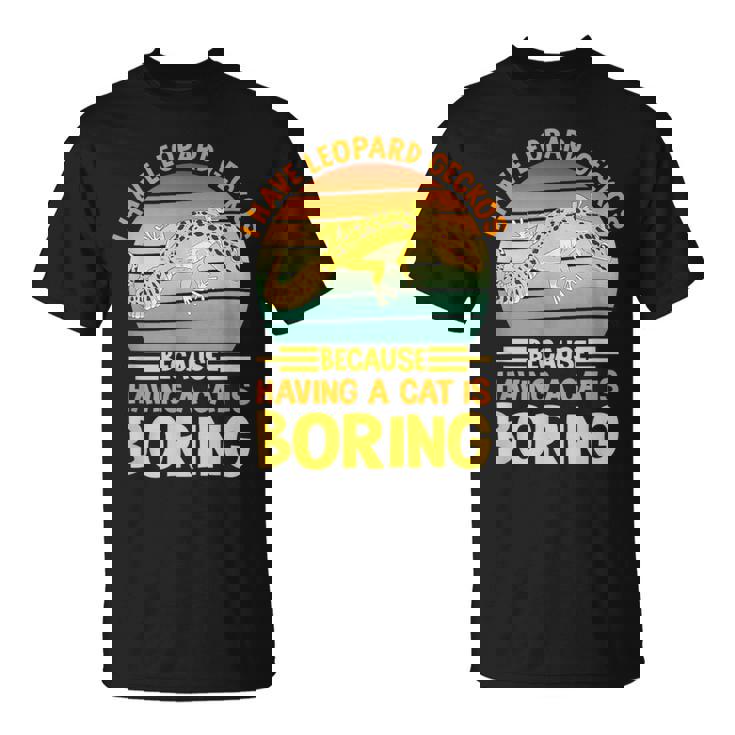 ヒョウモントカゲモドキ 爬虫類 小さな恐竜を飼っています Tシャツ