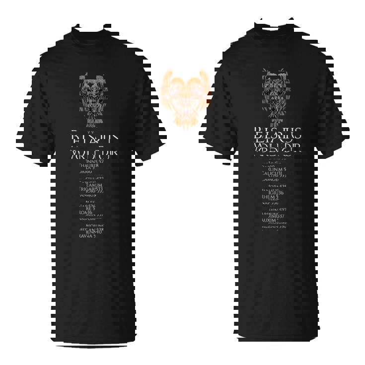 ビザンチンの歴史 ベリサリウスワールドツアー 中世小説 Tシャツ