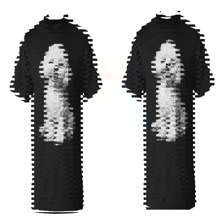 ビションフリーゼ 犬 モチーフ ペット イラスト ビションフリーゼ Tシャツ