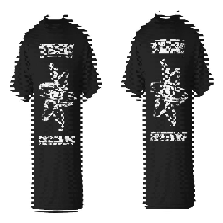 ビッグバン理論ロゴチームシェルドン・アトム Tシャツ