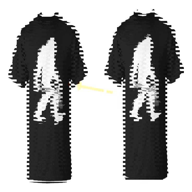 ビッグフット 剣道武道サスカッチ 日本忍井 Tシャツ