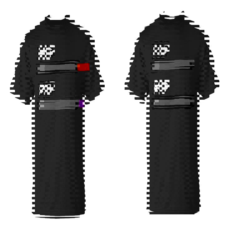 ビデオゲームのようなhp&Mpゲージ。 Tシャツ