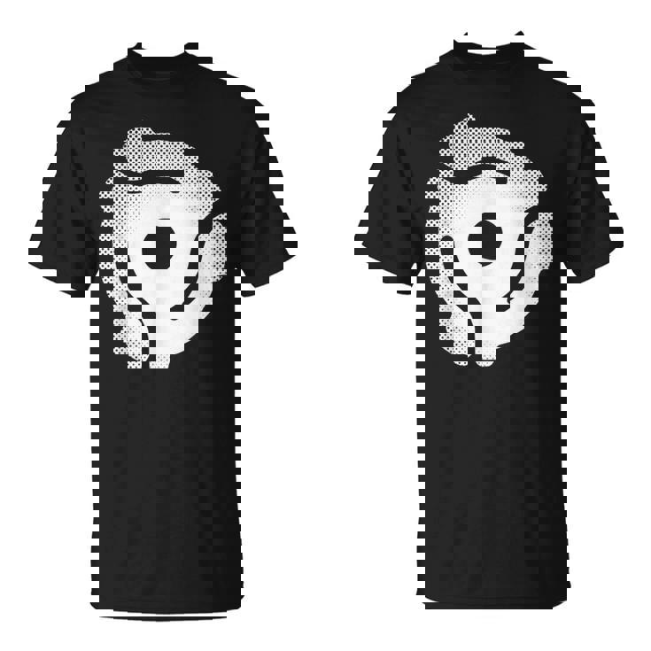 ビニールレコードファン 45Rpm アダプター レトロ Dj Tシャツ