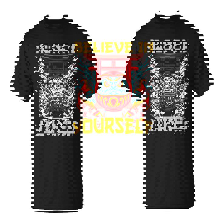 ビリーブインユアセルフ 鯉のぼりだるま Tシャツ