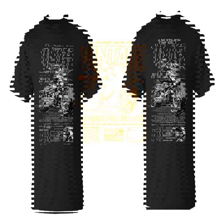 ビンテージ バイク バイカー バイクの誕生日 1961 年生まれ Tシャツ