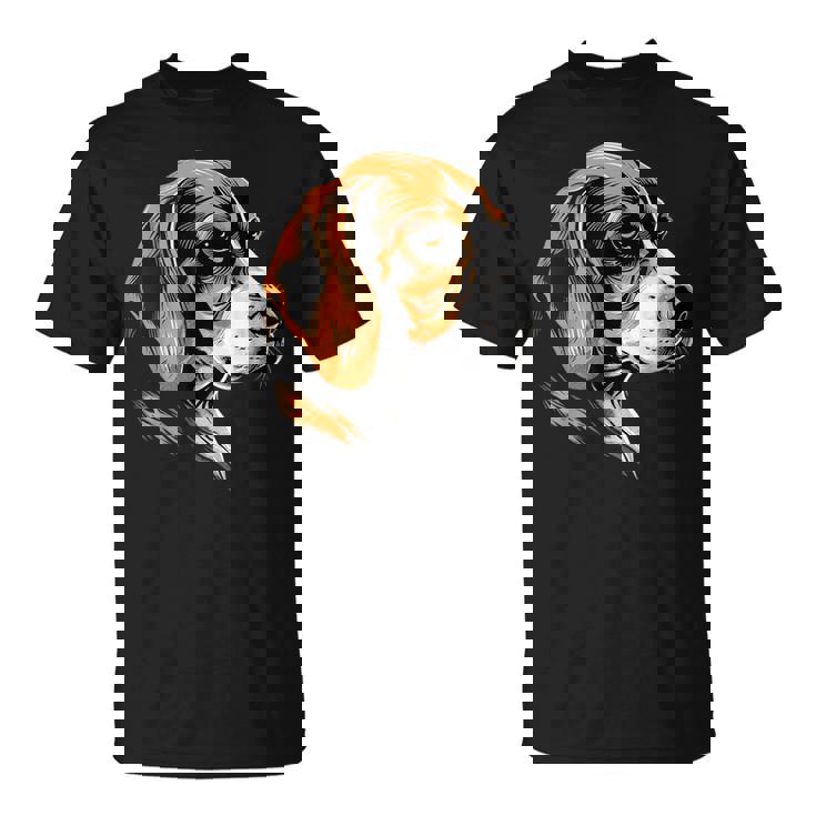 ビーグル子犬ビーグル狩猟犬かわいい犬イングリッシュビーグル Tシャツ