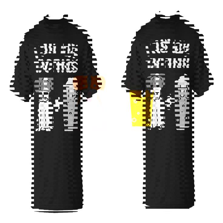 ビールジャック・ラッセル・テリア犬 Tシャツ