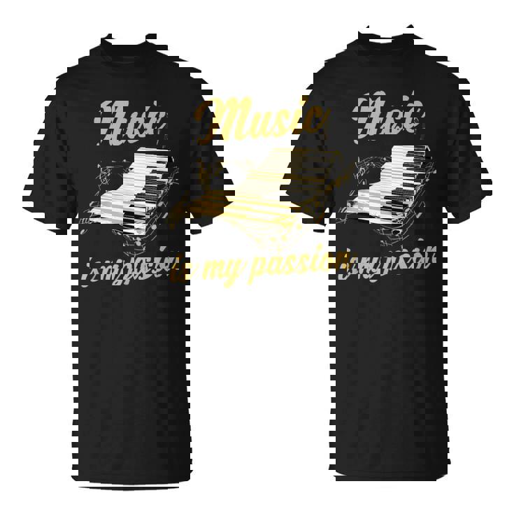 ピアノ鍵盤 Tシャツ