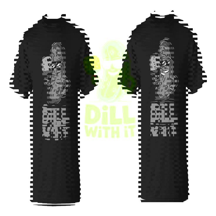 ピクルス ピックルボール キュウリ ベジタリアン ディル With It メンズ レディース Tシャツ