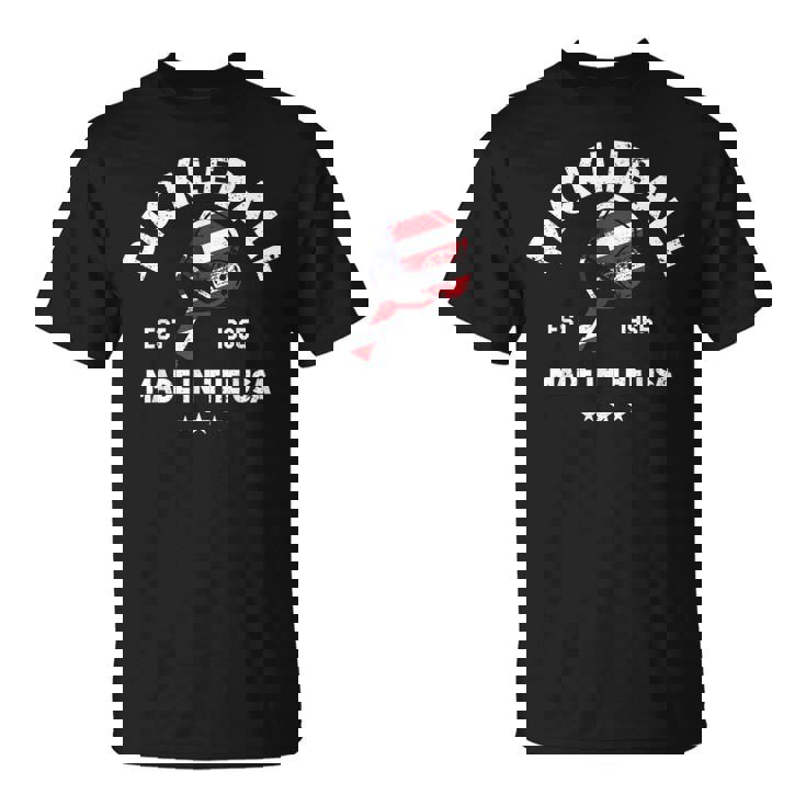 ピックルボール 愛国的 アメリカ国旗 Est 1965 Tシャツ