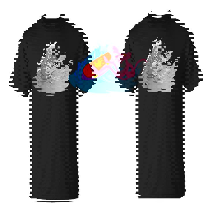 ピンクパンサー ビーチサーフィン 夏休み Tシャツ